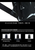 Mochila de viaje impermeable de gran capacidad 15.6 pulgadas para laptops Bolsa de escuela para adolescentes y hombres Estilo cool - details 22