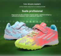 Zapatos de fútbol del mismo estilo para hombres y mujeres, uñas rotas, césped artificial en acción, competencia de entrenamiento, tecnología transpirable antideslizante - details 2
