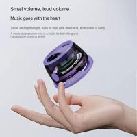 Mini Altavoz Bluetooth 2 en 1, Subwoofer de sonido estéreo magnético, caja de sonido inalámbrica creativa con iluminación RGB, soporte para teléfono - details 9