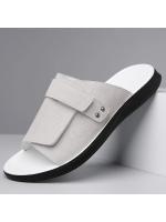 Verano nuevos hombres gladiadores todo partido de cuero de gamuza Casual zapatos transpirables sandalias de playa al aire libre zapatillas más el tamaño - details 2