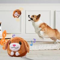 Juguete de peluche para mascotas, pelota de rebote con vibración y música resistente a las mordeduras, masticable, automóvil, para jugar en interiores - details 1