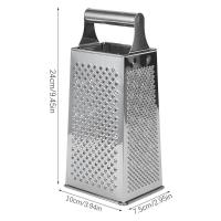 Práctico rallador de acero inoxidable 4 en 1, utensilios de cocina, cepillo multifuncional para ajo y jengibre, picador de cocina y verduras - details 0