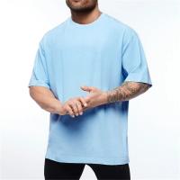 New Mens Loose Oversized Short Sleeve T Shirt Streetwear Hip Hop Fitness T-shirt Summer Brand Gym Clothing Workout Tee shirt - details 6