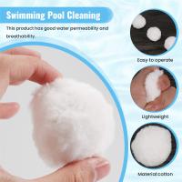 Bolas de filtro para piscinas, recipiente portátil de algodón seco y húmedo, Material de filtro para tanque de peces, purificación de agua, fibra de 200g - details 4