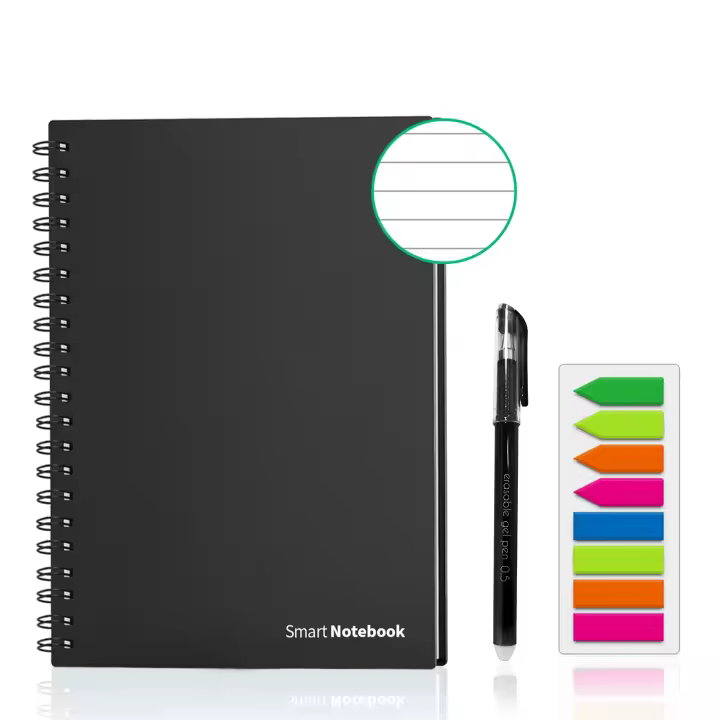 A5 Infinite cuadernero, adaptador Reutilizable para Escaneo, a PDF, Incluye Lápiz y Micro Paño, Borrables para Borrar - 1