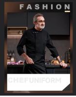 Servicio de comida, traje de cocina, uniforme de chef, chaquetas de cocinero para restaurante, panadería, cafetería, camarero, camarera, camisas de trabajo - details 0