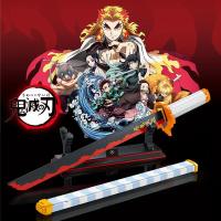 Bloques de construcción de espada luminosa de Demon Slayer para niños, modelo de bricolaje, Arma de ensamblaje de juguete - details 0