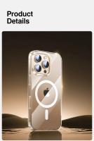 SmartDevil-funda de teléfono magnética de vidrio templado para iPhone 16 Pro Max, funda trasera transparente Magsafe para iPhone 16 Pro 16 - details 16