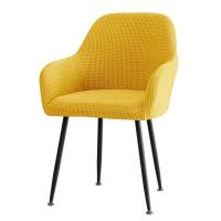 Fundas elásticas de lana Polar Ajuste perfecto para sillas de brazo alto, ideal para sillón de comedor, decoración para hogar y boda - details 0