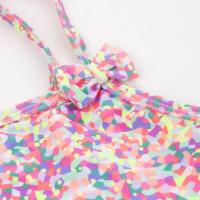 Traje de baño con estampado de piedra triturada para niñas, traje de baño lindo y elástico, bikinis para bebés, ropa de surf para niños - details 4