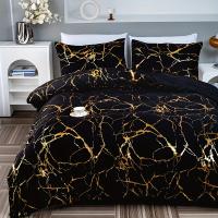 Funda de edredón suave y cómoda para dormitorio, conjunto de ropa de cama, 3 piezas - details 6