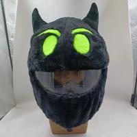 IMotorcycle-cubierta de casco de Motobike, gorros peludos, conejo, zorro, oso, cerdo - details 18
