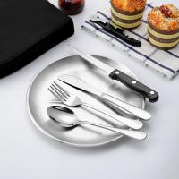 Juego de cubiertos portátil para acampada, de acero inoxidable, cuchillo para carne, juego de platos de tela - details 4