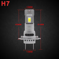 H7 llevó el faro 3000lm 3570 csp chip 1:1 Mini tamaño plug and play 6000k ventilador inalámbrico de luz antiniebla turbo - details 2