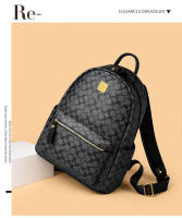 Mochila de gran capacidad para mujer, mochila pequeña versátil de cuero suave impermeable, bolsa de viaje al aire libre - details 3
