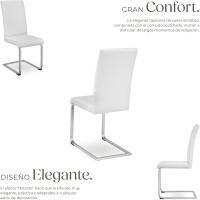 Juego de Sillas de Terciopelo Sillas de Comedor Ergonómicas Versátiles - details 4