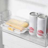 Plato hermético con tapa, contenedor para mantequilla, caja de almacenamiento de queso Rectangular multifuncional para estante de puerta de refrigerador - details 2
