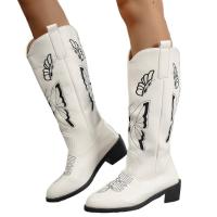 Botas de caballero para mujer, zapatos largos de Punta puntiaguda, informales, Otoño e Invierno - details 4