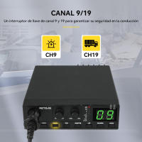 Retevis-Comunicador de radio CB MB62 para coche móvil, AM/FM, 27 MHz, CB portátil - details 2