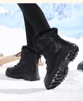 Botas de Nieve para Mujer Impermeables, Antideslizantes, Zapatos de Cordón Gruesos Talla Grande - details 19