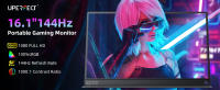 Monitor Portátil Uperfect 16.1" 1080P 144Hz IPS 1000:1 HDR 100%SRGB VESA - details 9