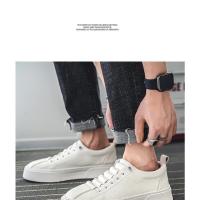 Zapatos Deportivos para Hombre Comodidad en Cuero Plano Moda Blanco Adecuado para Primavera y Otoño - details 13