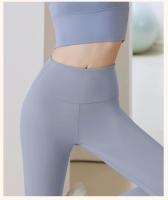 Leggings deportivos para mujer, pantalones de Yoga de secado rápido, mallas sin rastro de alta elasticidad, pantalones de Yoga de cintura alta para correr y levantar la cadera - details 3