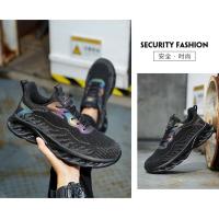 Zapatos de Seguridad para Hombres GIOIO Reflectantes, Transpirables, Ligeros, Anti-rotación, Anti-perforación, Resistentes al Desgaste Moda en Zapatillas - details 0