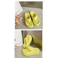 Chanclas de plataforma EVA para mujer, Sandalias de tacón cómodas, informales, para la playa, novedad de verano, 2023 - details 9