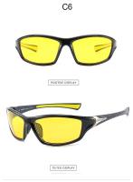Gafas de sol polarizadas de inspiración retro: elegantes gafas de sol para conducir, andar en bicicleta eléctrica, con estilo clásico y protección UV - details 12