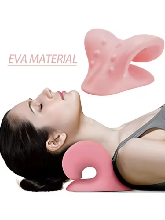 Soporte de Masaje para Cuello y Hombros Dispositivo de Tracción Cervical Chiropráctico - 1