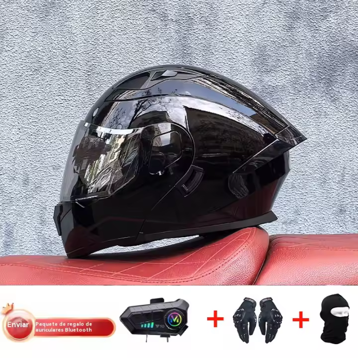 Casco moto modular hombre mujer aire libre seguro Equipo Protector trail rally - 1