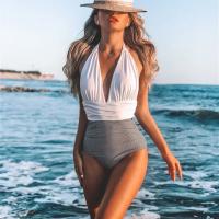 Traje de baño de una pieza estampado a la moda Traje de baño para mujer Bikinis sexis - details 2