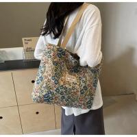 Bolso de Hormigas Florales Vintage Bolso de Mano de Estilo Mori con Capacidad Grande, Cinturón Suave, Cierre de Cremallera, Azul Ideal para Mujeres, Work, Compras, Llevamiento Diario - details 9