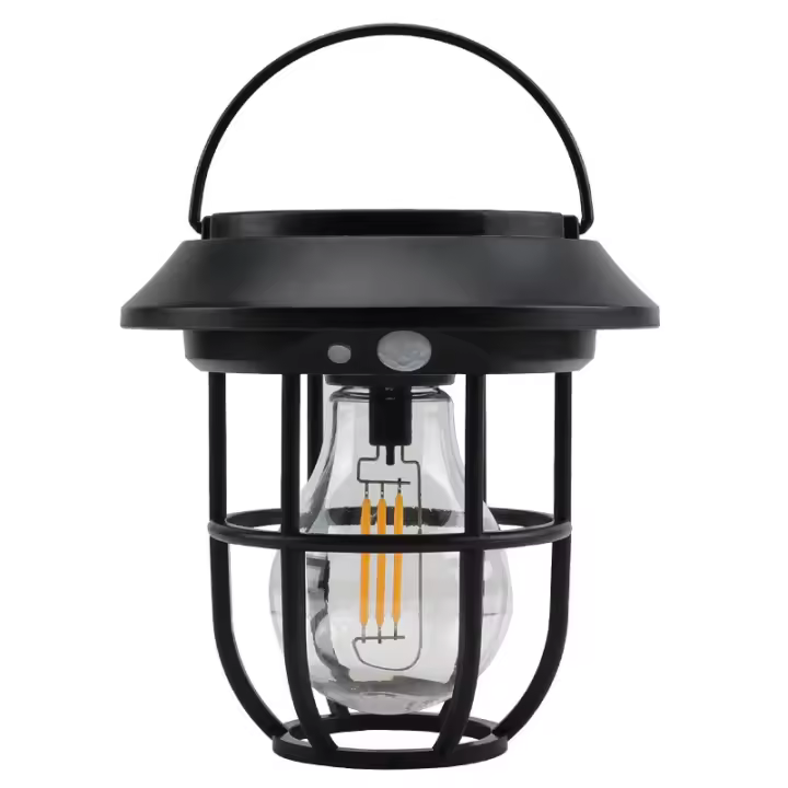 Lámpara Solar de pared cálida de 3 modos para exteriores, jardín, patio, decoración impermeable, farola, detección de movimiento humano, linterna de luz cálida - 1