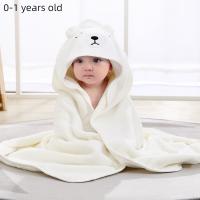 Toalla de baño para acurrucarse para bebé, manta de aire acondicionado con capucha, manta envolvente cálida para dormir, 80x80cm - details 5