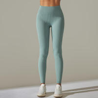 Leggings push-up sin costuras para mujer, pantalones elásticos de cintura alta para entrenamiento, correr, yoga, gimnasio - details 19