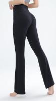 Leggings de mujer pantalones de yoga delgados pantalón de cintura alta de pierna ancha pantalón de campana deportivo transpirable de secado rápido - details 15