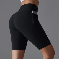 Pantalones cortos de gimnasio de secado rápido con bolsillos para entrenamiento y yoga - details 10
