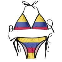 Bikini Femme 2024 e Colombia Flag Conjunto de dos piezas para mujer - details 0
