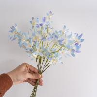 10 Uds. De flores artificiales de Oncidium de lujo, flor de orquídea de simulación elegante y realista, flores falsas de plástico para fiestas y bodas - details 9
