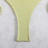 Subsistema especializado para mujer con bikini traje de baño sexy de color sólido para mujer - details 2