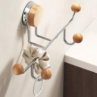 Estante de almacenamiento con ventosa para diadema, ganchos traseros para puerta con soporte de carga fuerte montado en la pared, colgador de esquina de acero inoxidable para ahorro de espacio - details 10