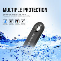 JASTER USB 2.0 Flash Drive de 128GB Diseño Creativo de Memoria en Chapa de Metal Negro con Llavero Gratis Almacenamiento de Datos Eficiente - details 8
