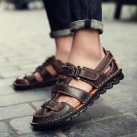 Sandalias deportivas de cuero para hombre, zapatos de punta cerrada - details 4