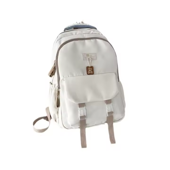 Estudiantes universitarios, retro, gran capacidad, universal, estilo bosque, mochila, estudiante, mochila, bolso escolar, fresco y dulce. - 1
