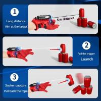 Juego de 1 Tirador de telaraña para niños, de Spiderman Juego, diversión Juego educativo para niños, lanzador de muñeca, Juego de araña, Héroe de Cosplay, lanzador de muñeca, regalo - details 3