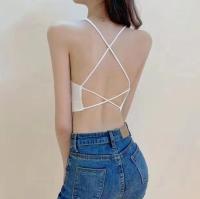 Nueva ropa interior cruzada para mujeres, pechos blancos reunidos - details 5