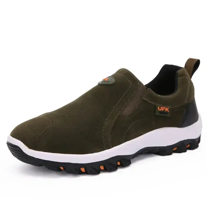 Mocasines antideslizantes para hombre, zapatos deportivos informales para correr, ligeros, para acampar al aire libre, para senderismo, talla grande 38-50, novedad de 2023 - 1