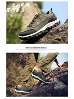 Zapatos de senderismo para hombre, zapatillas de deporte resistentes al deslizamiento, botas de montaña con cordones, talla grande 39-48 - details 11